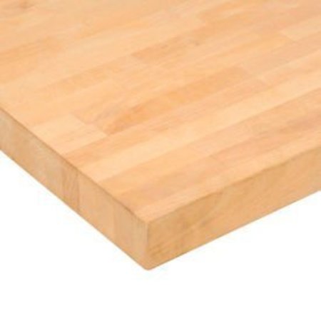 JOHN BOOS & CO Global Industrial„¢ Workbench Top, Maple Butcher Block Square Edge, 72"W x 36"D x 2-1/4" Thick BKSC01O